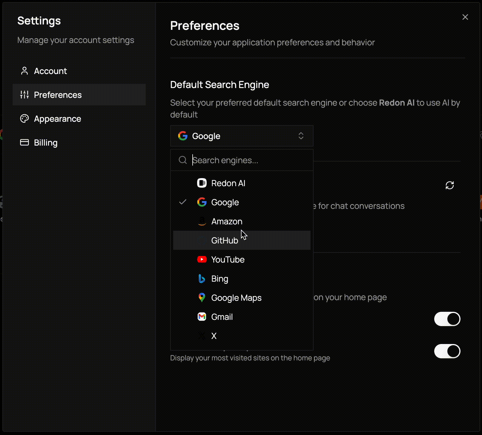 Custom Search Engines Demo